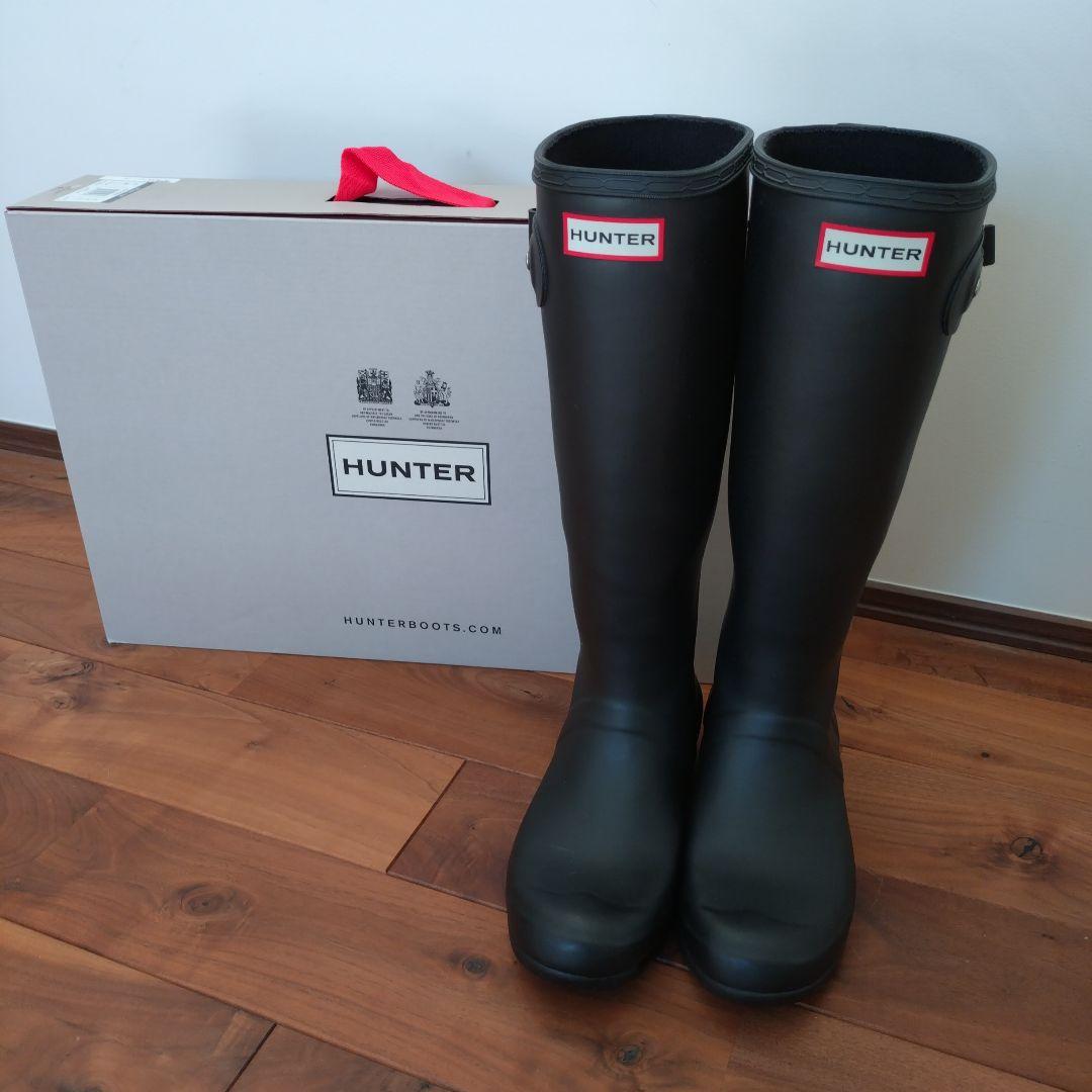 HUNTER ブーツ　OLIGINAL TOUR BLACK