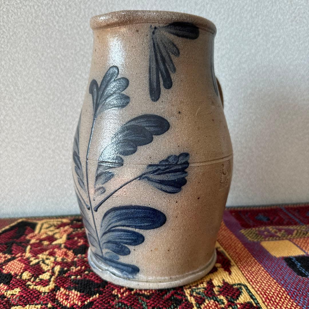 USA【Rowe Pottery】ローポタリー ピッチャー　水差し カントリー