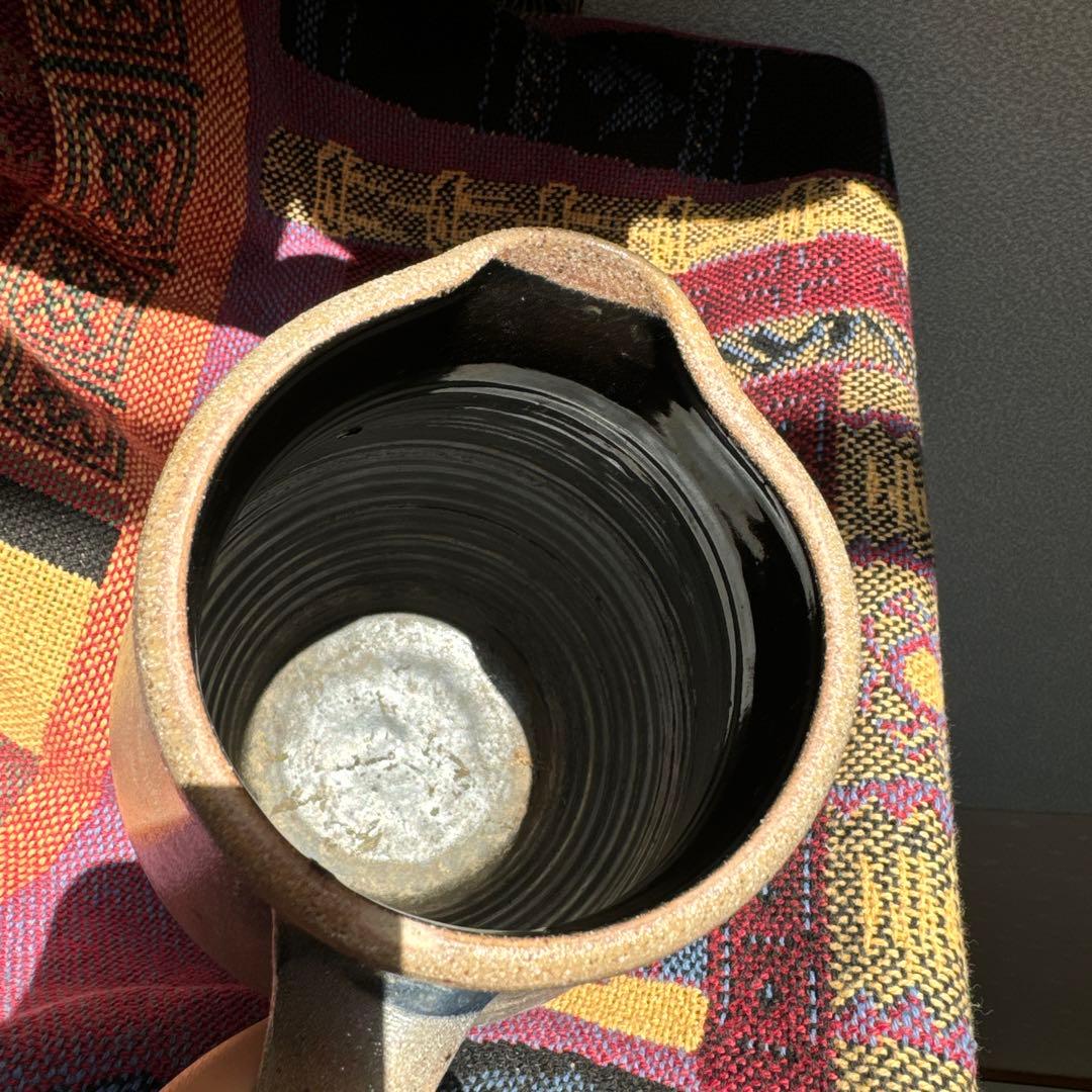 USA【Rowe Pottery】ローポタリー ピッチャー　水差し カントリー