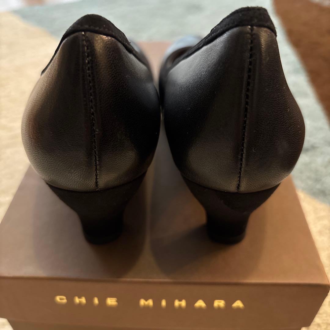 【専用】CHIE MIHARA チエミハラ パンプス ブラック レザー