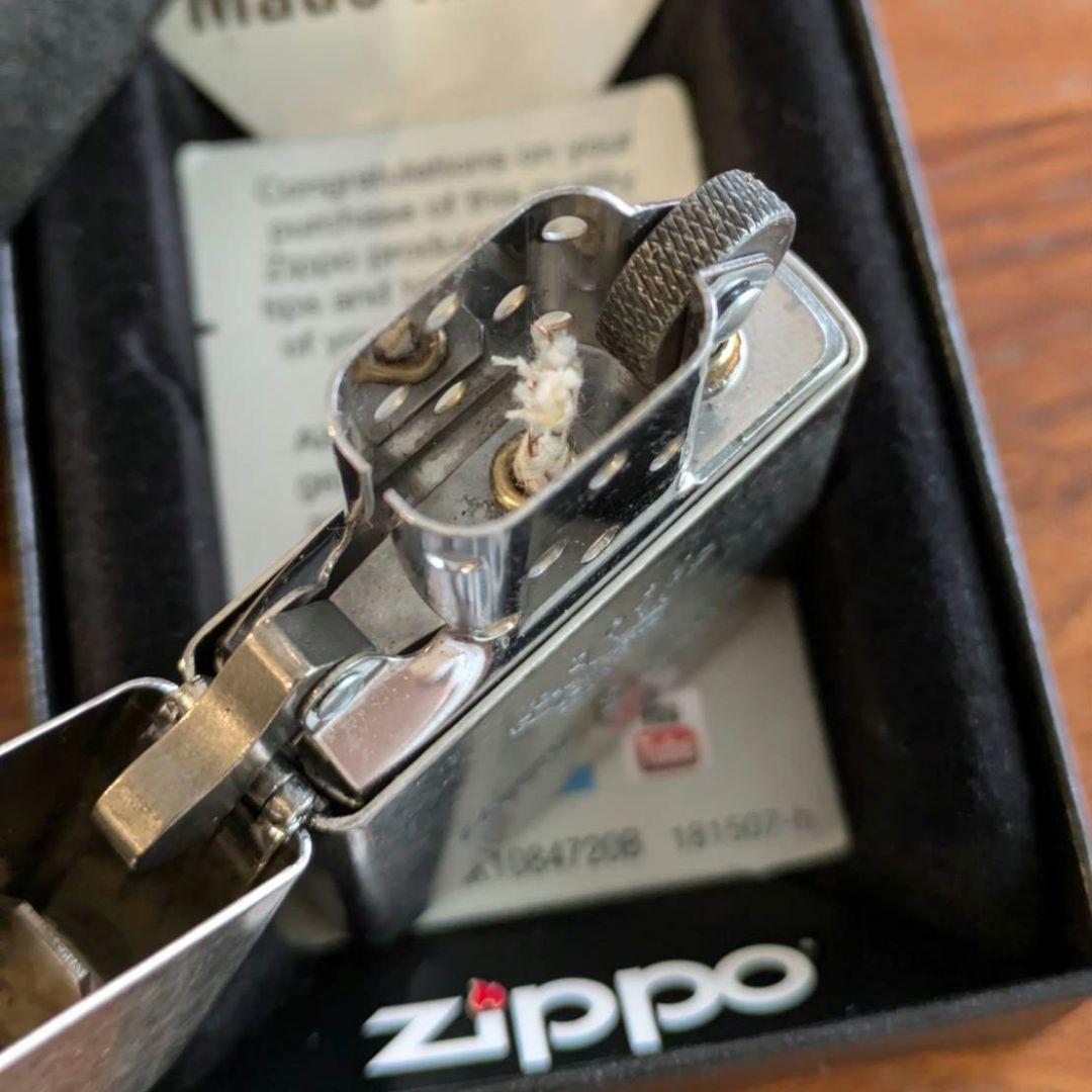 新品 未使用 ポールスミス USED加工 王冠 クラウン Zippo