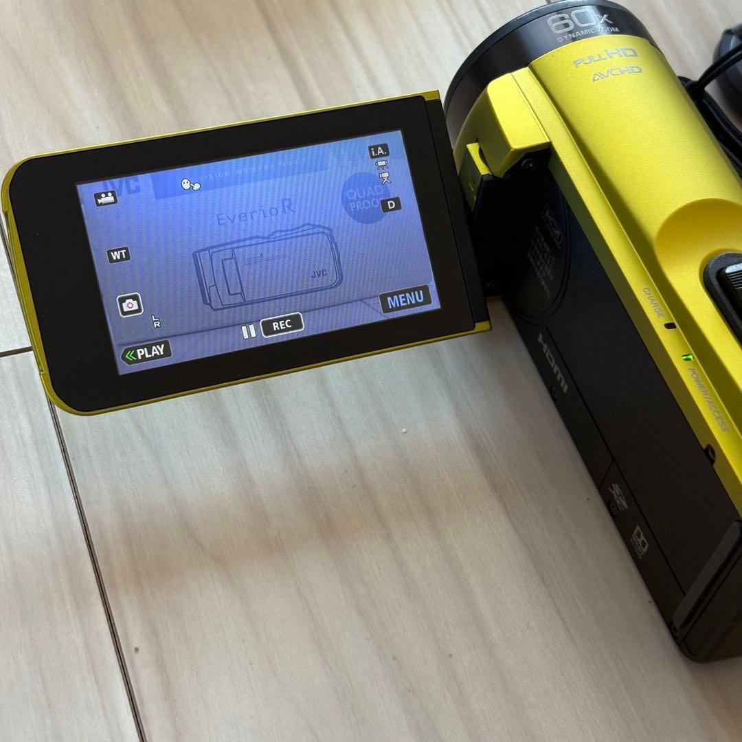 JVC EverioR GZ-R480-Y シトロンイエロー 本体おまけ付き