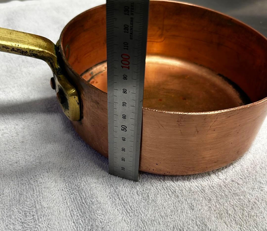 銅鍋　1.7kg以上　18cm 40年もの純度が高い 金属価格上昇中です