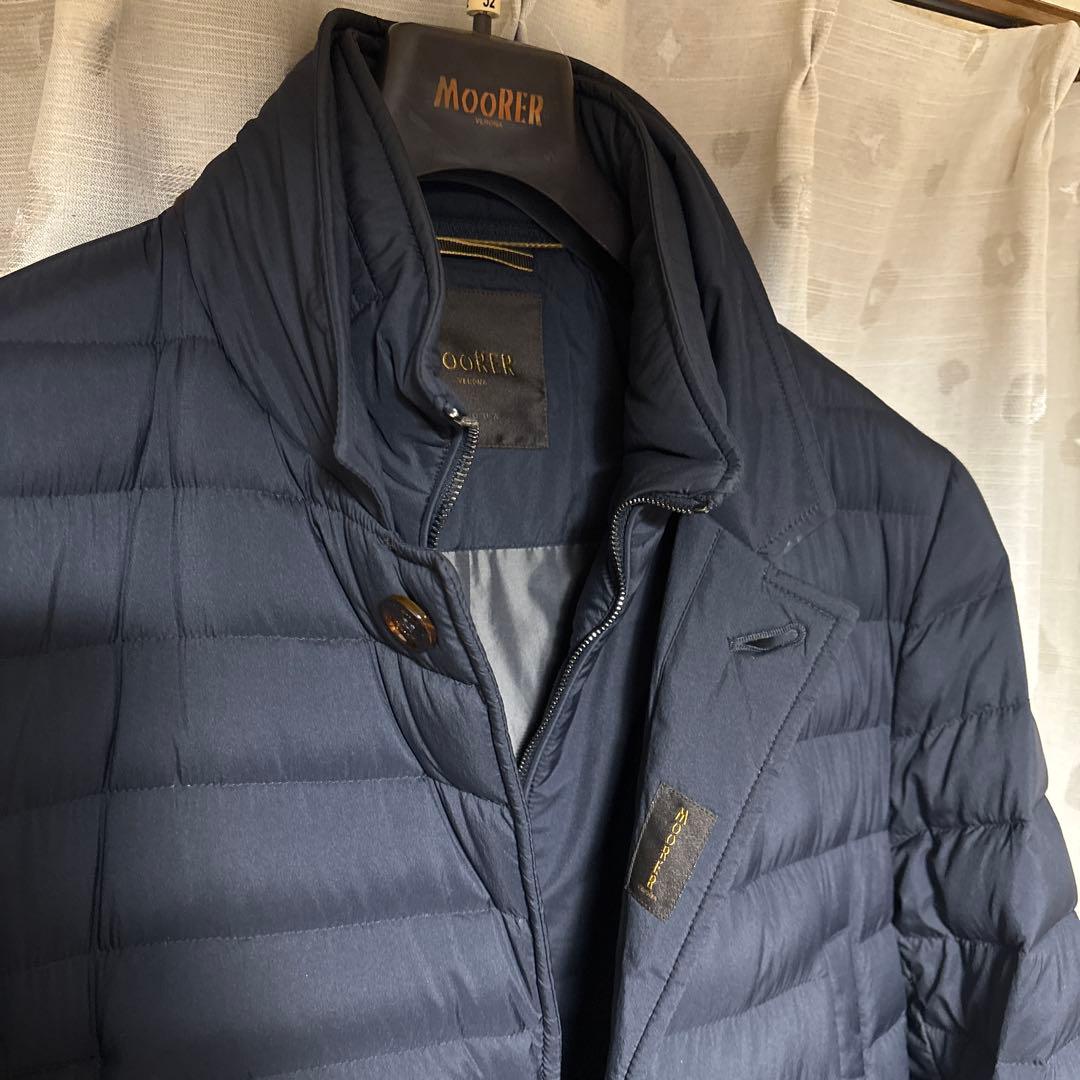 MOORER ネイビー ダウンジャケット52
