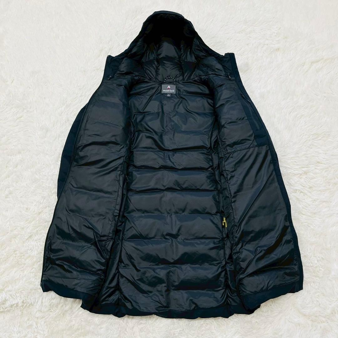 モンベル　コルチナダウンコート　L　ブラック　スタッフバッグなし　レディース