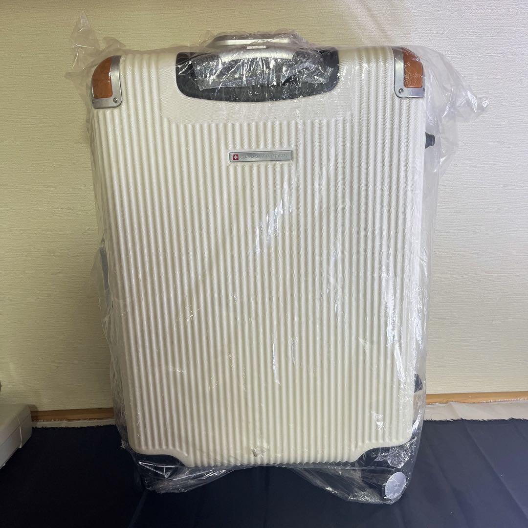 未使用 スイスミリタリー プレミアム Cタイプ 64L ホワイト TSAロック付