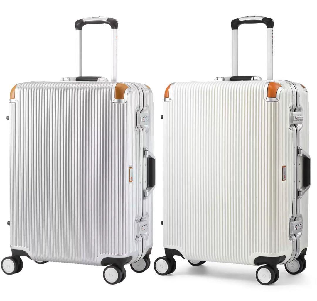 未使用 スイスミリタリー プレミアム Cタイプ 64L ホワイト TSAロック付