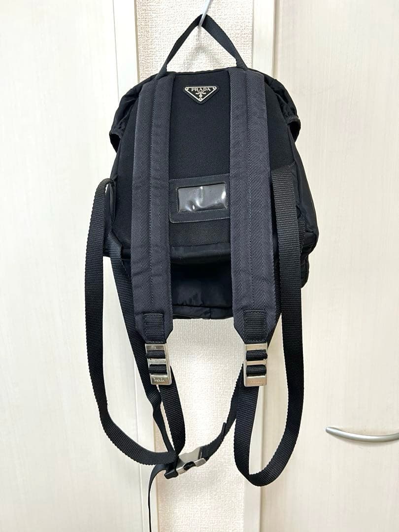 PRADA ナイロンリュック　ブラック