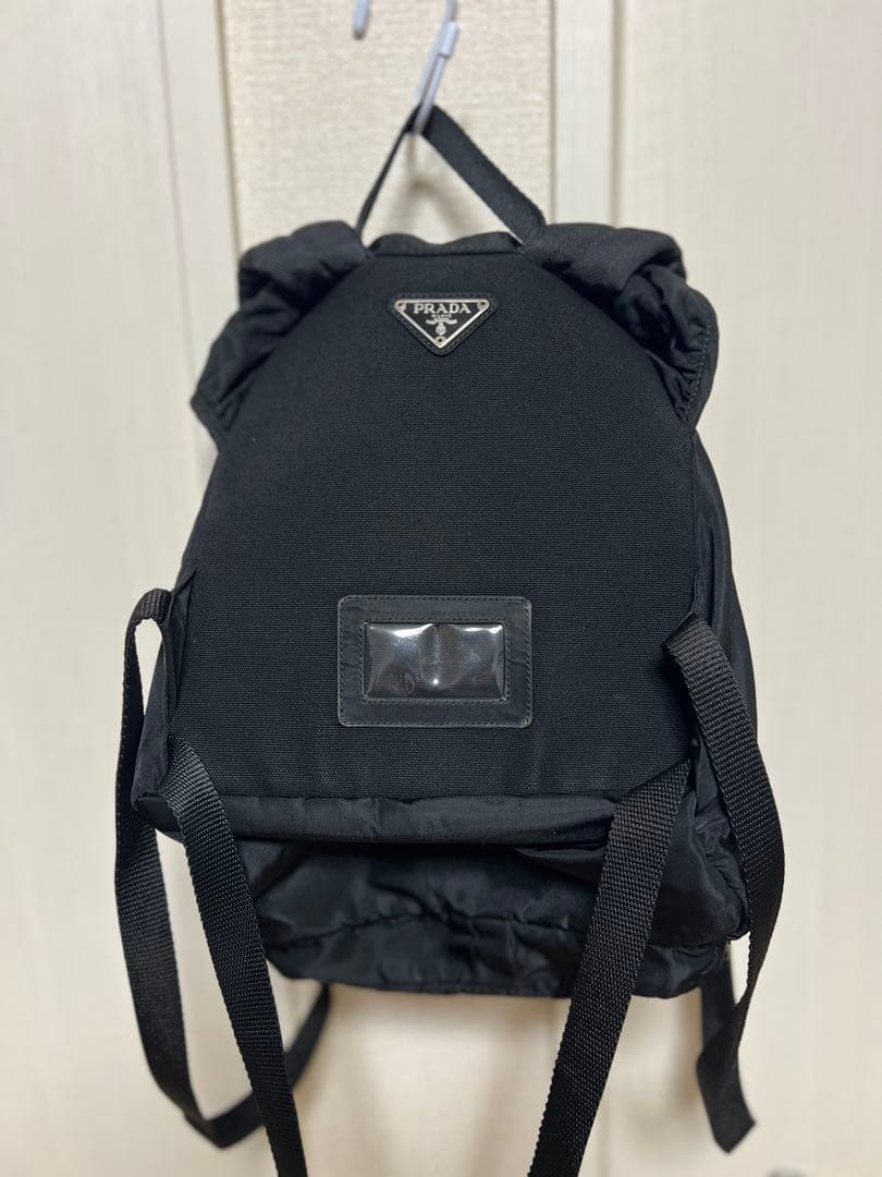 PRADA ナイロンリュック　ブラック