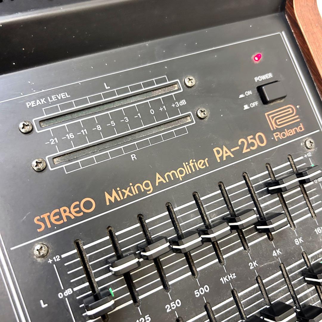 【希少】Roland ステレオミキシングアンプ PA-250