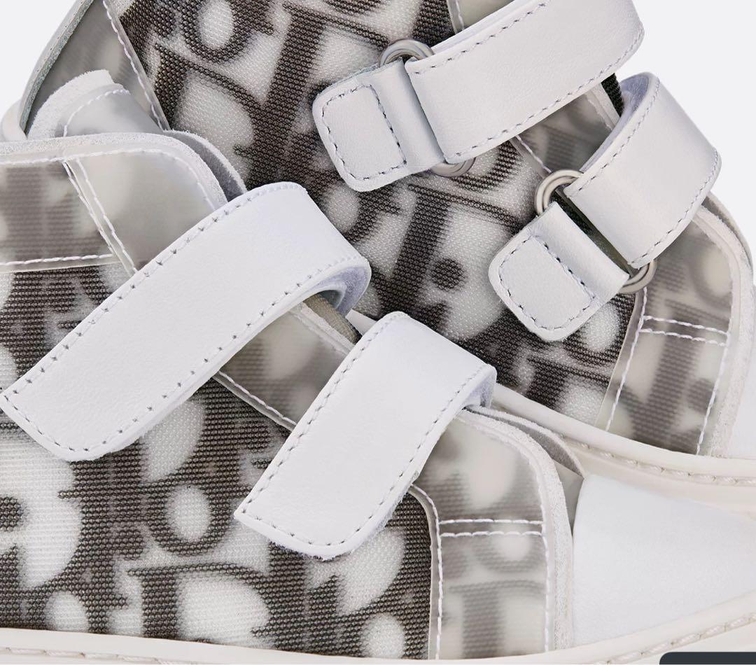 今月処分‼️DIOR ベビー B23 リーグ ハイトップスニーカー　巾着付き