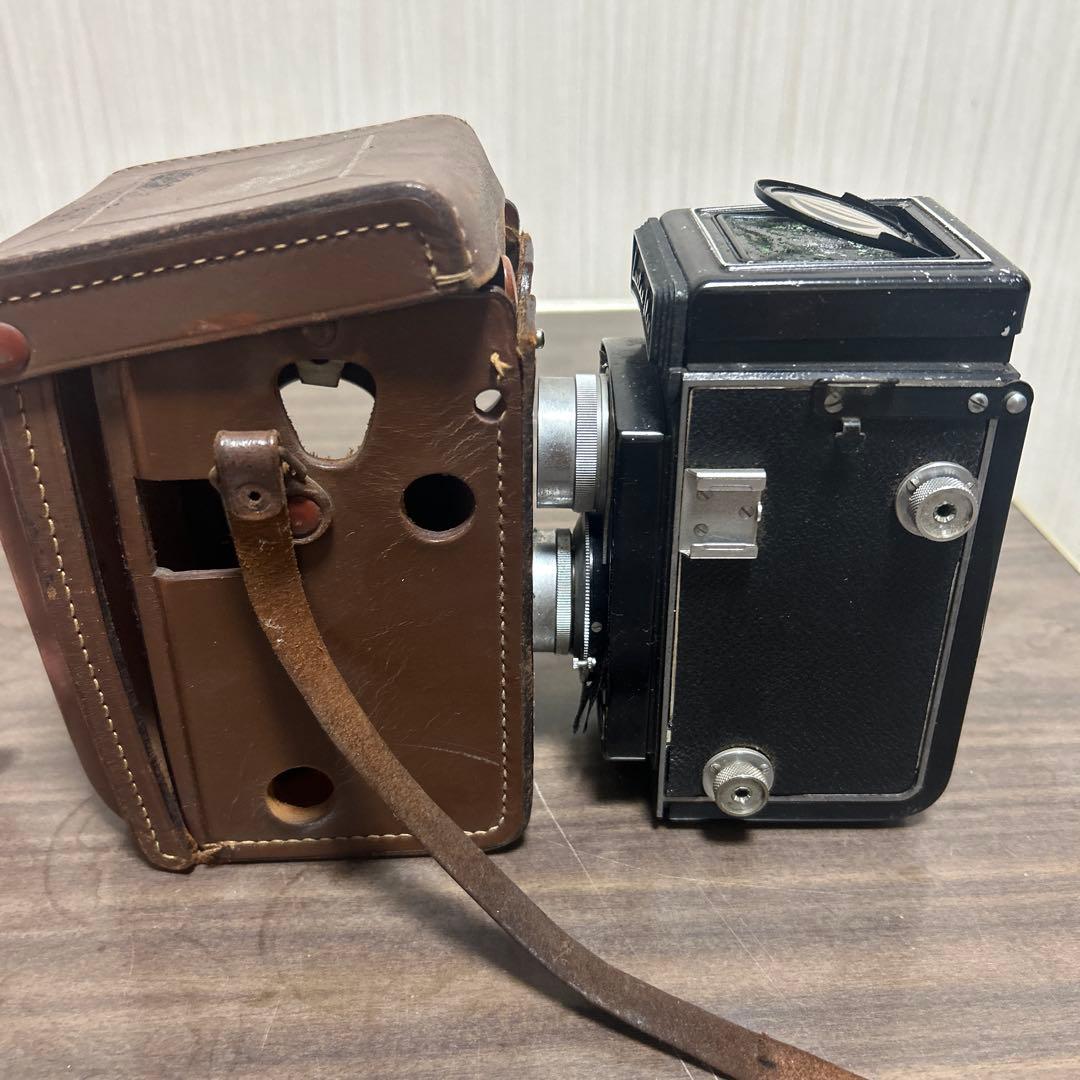 Lustre Flex 二眼レフカメラ レザーケース付き