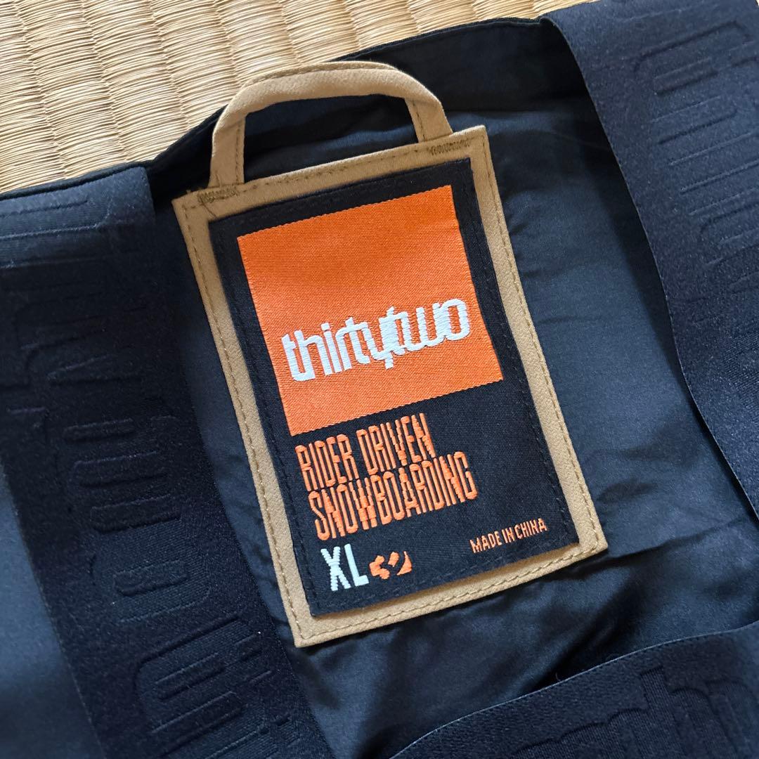 thirtytwo ビブパンツ XLサイズ 美品