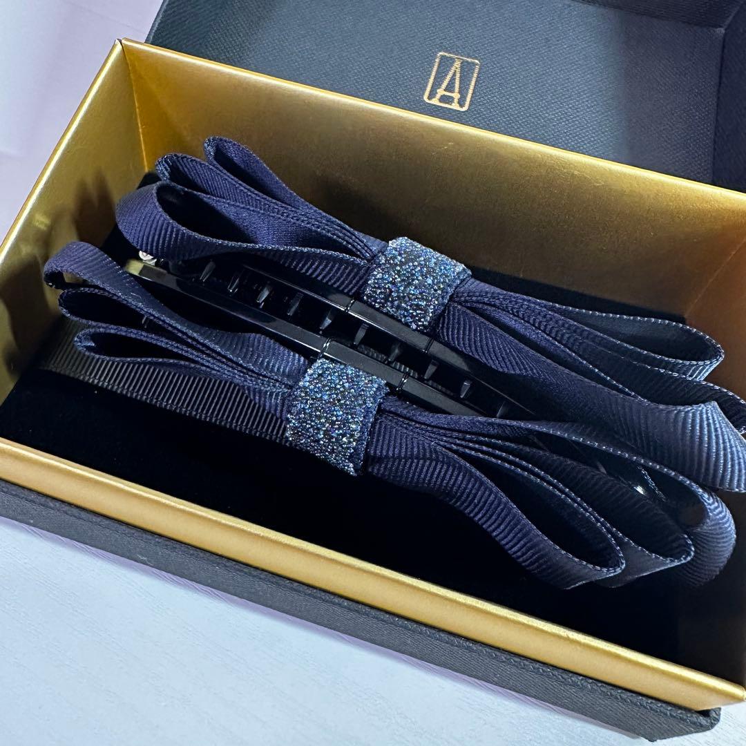 コンプレックスビズ　バナナクリップ　ネイビー