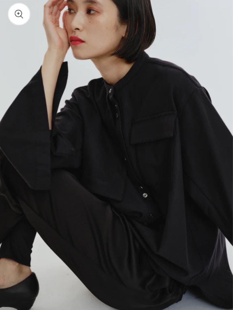 IORE イオレ BUTTON SHIRT ブラック