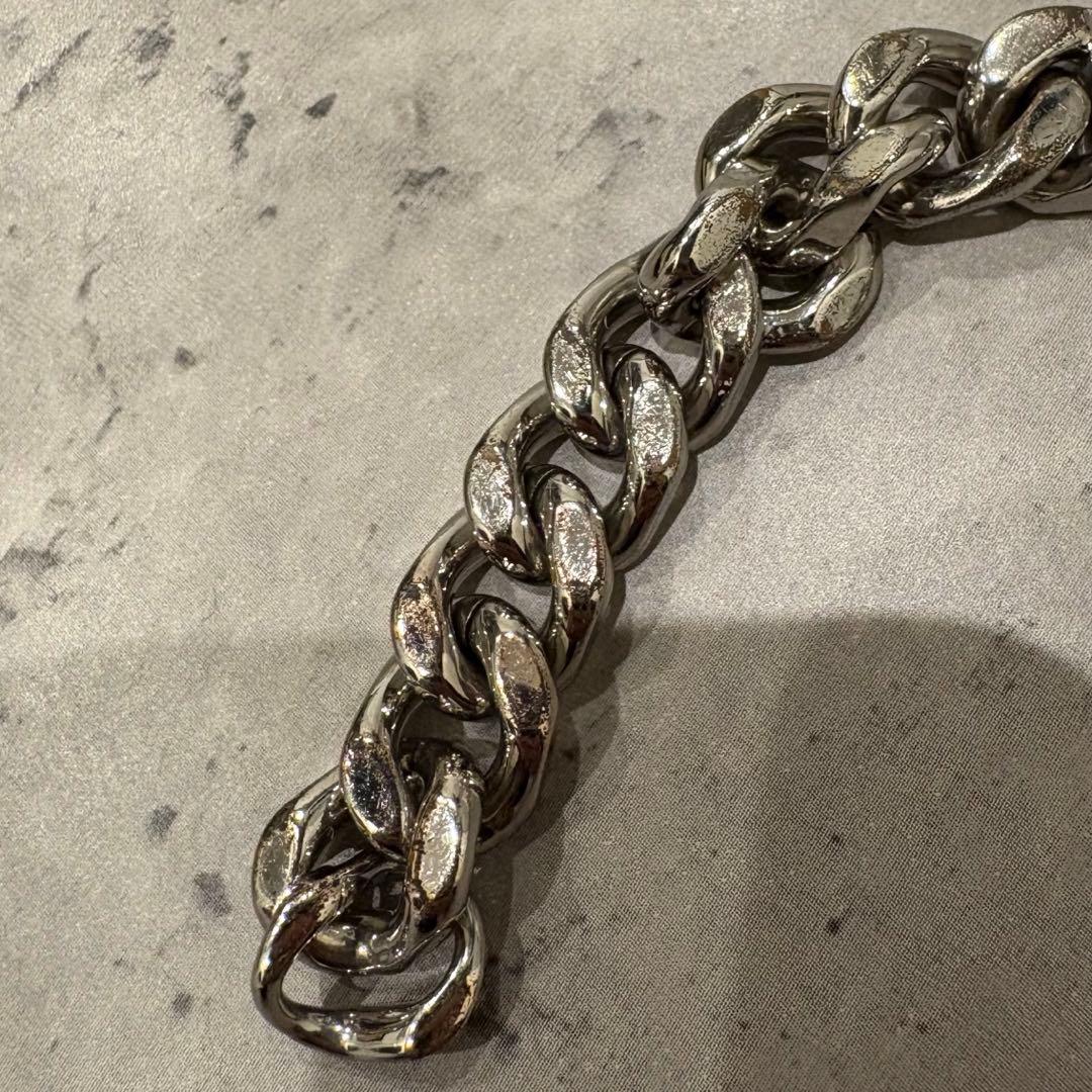 FENDI シルバー チェーンブレスレット 箱付き