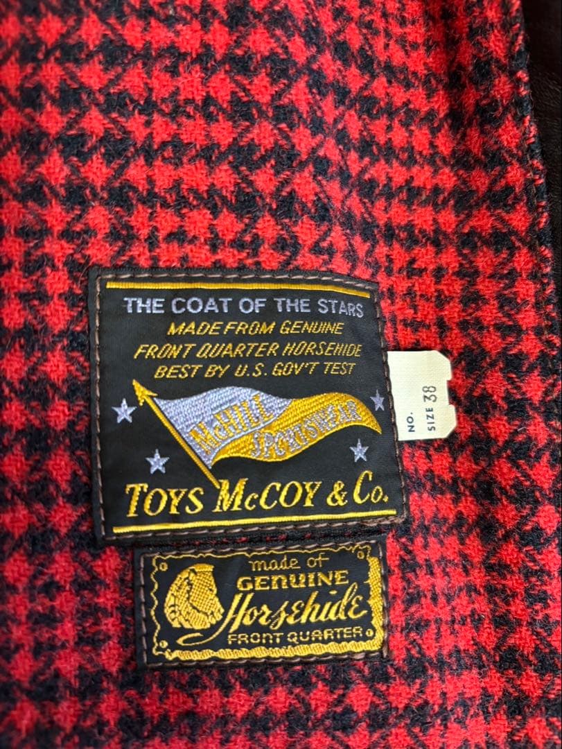 EM I様 新品未使用TOYS McCOY ホースハイド グリズリーベスト