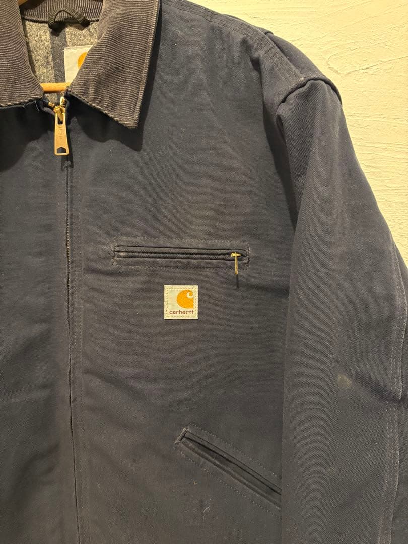 極上！ 00s カーハート デトロイトジャケット ネイビー Size 44