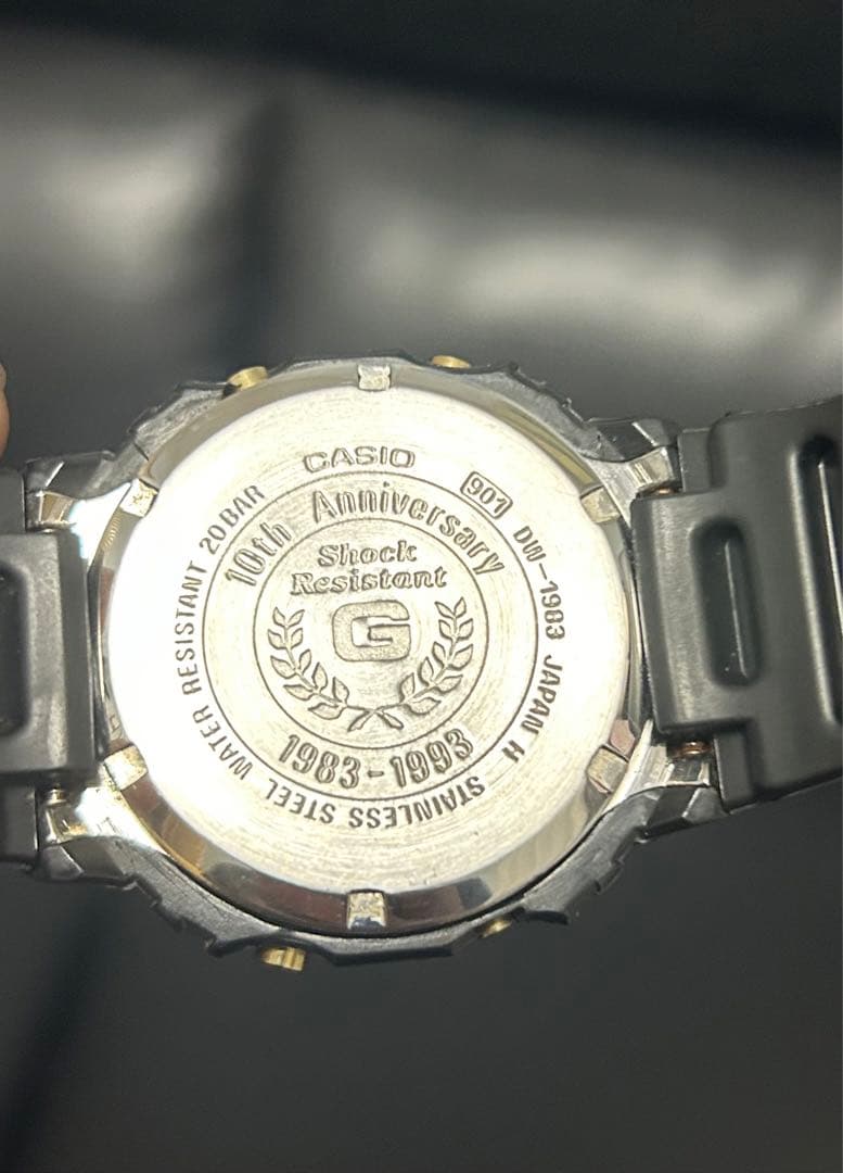 時計 CASIO G-SHOCK 10th Anniversary DW-1983-1