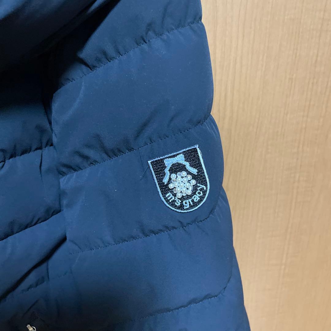 お値下げしました。M'S GRACY フード付きダウンジャケット