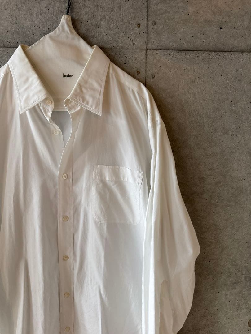 Charvet シャルべ フランス製 ポプリンドレスシャツ ホワイト 42