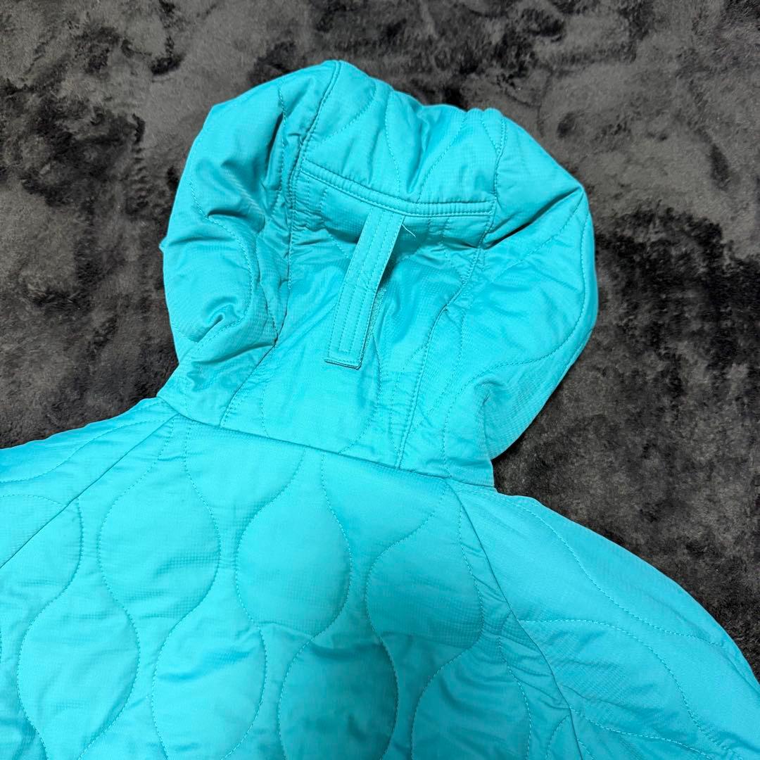 Columbia hooded puffer jacket テック　ターコイズ