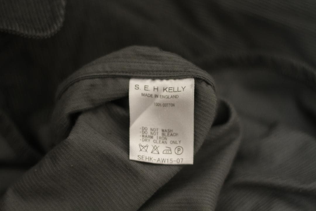 【良品】S.E.H KELLY コーデュロイ ラグラン オーバー シャツ M