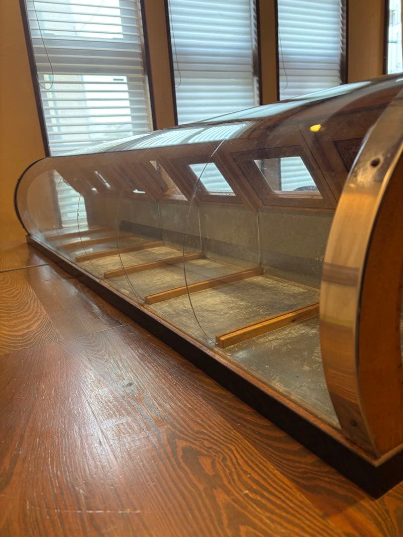 【稀少】レトロ　時代家具　ガラスケース　駄菓子屋ガラスケース