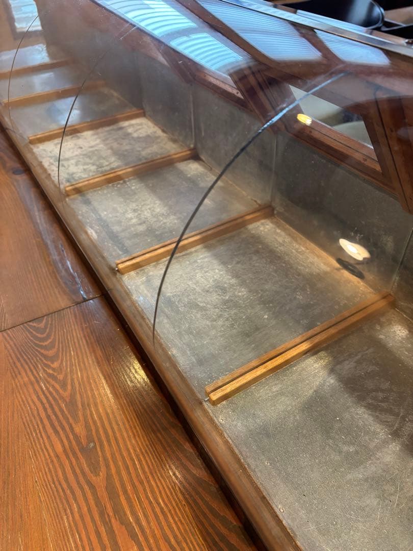 【稀少】レトロ　時代家具　ガラスケース　駄菓子屋ガラスケース