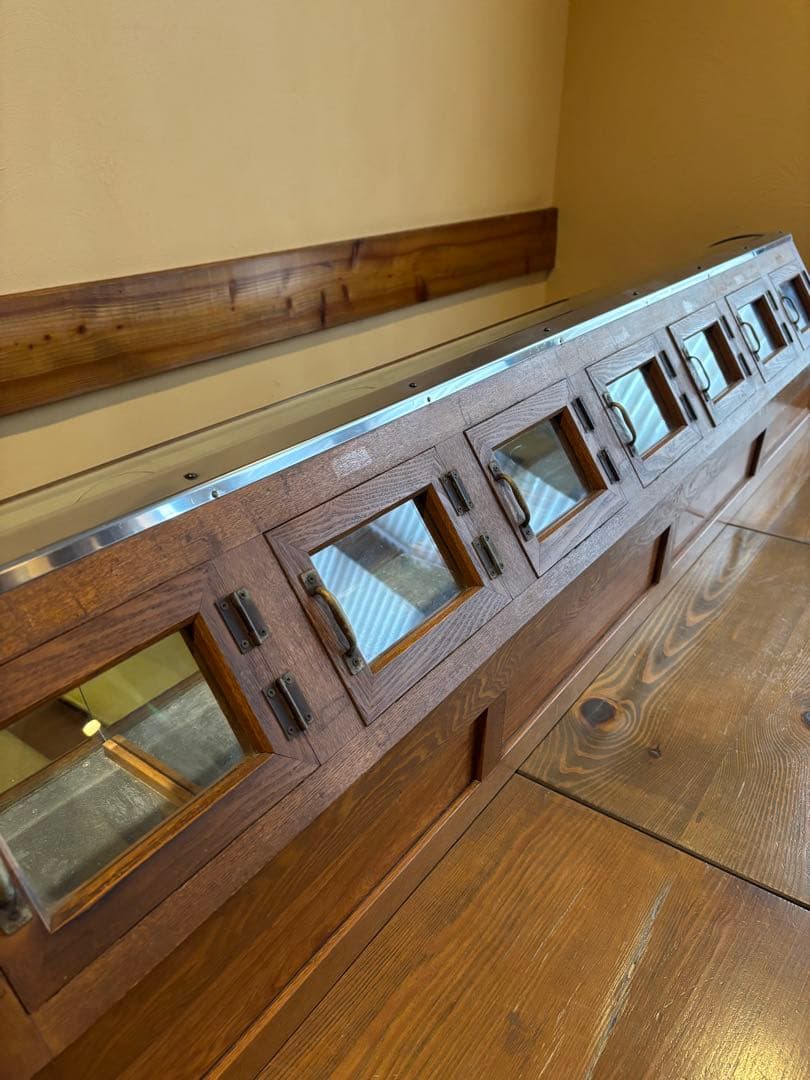 【稀少】レトロ　時代家具　ガラスケース　駄菓子屋ガラスケース