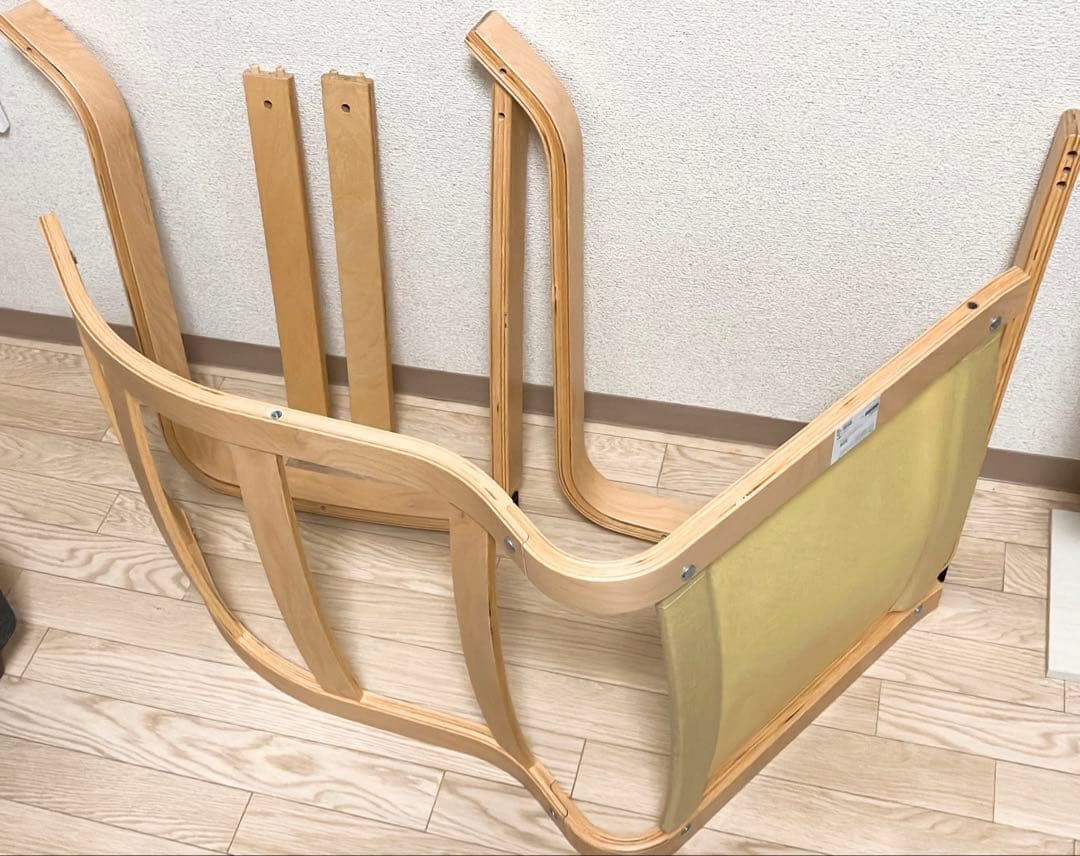 IKEA ポエング パーソナルチェア クッション イケア グレー 送料込