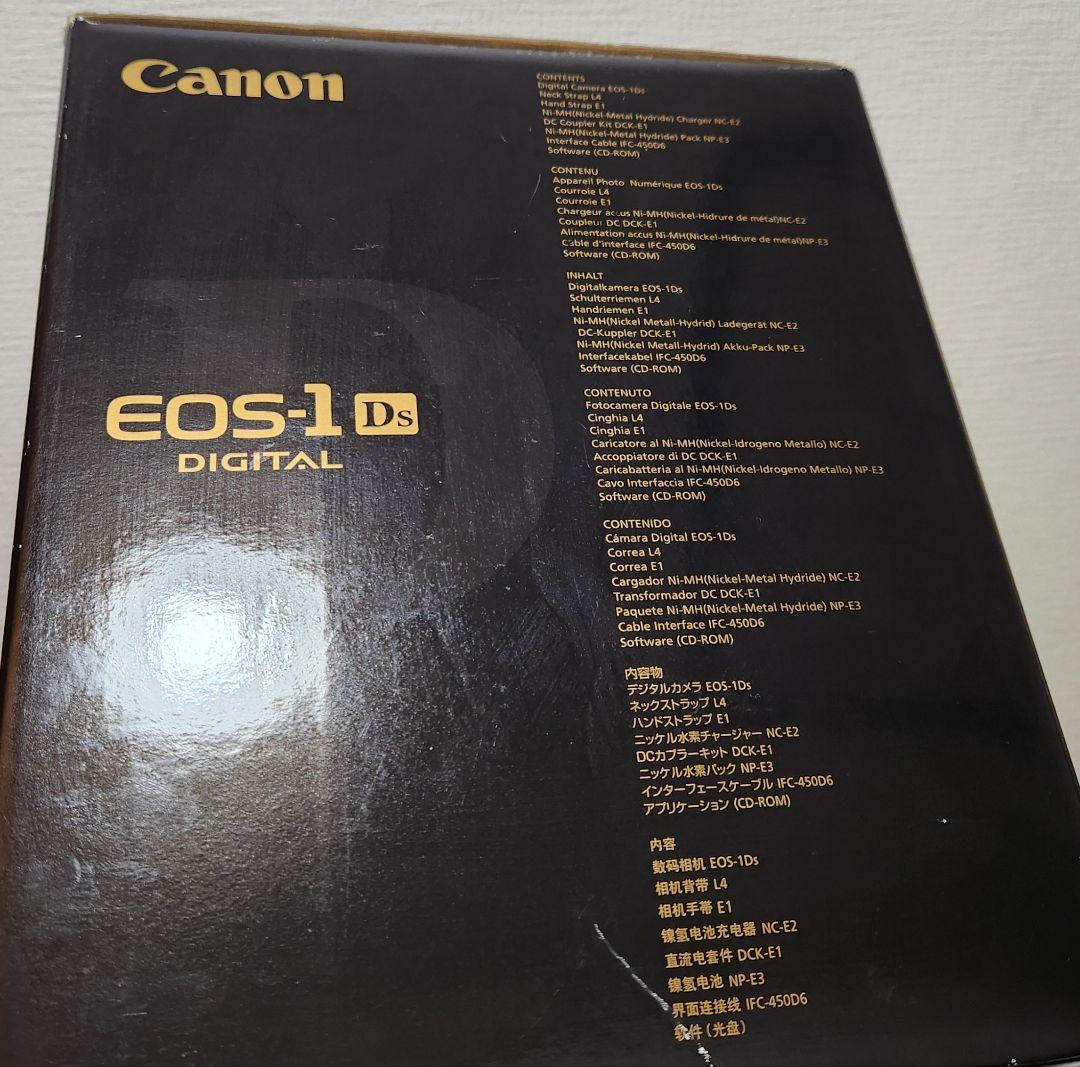 新品 未使用品 Canon デジタル一眼レフカメラ EOS-1Ds 付属品のみ