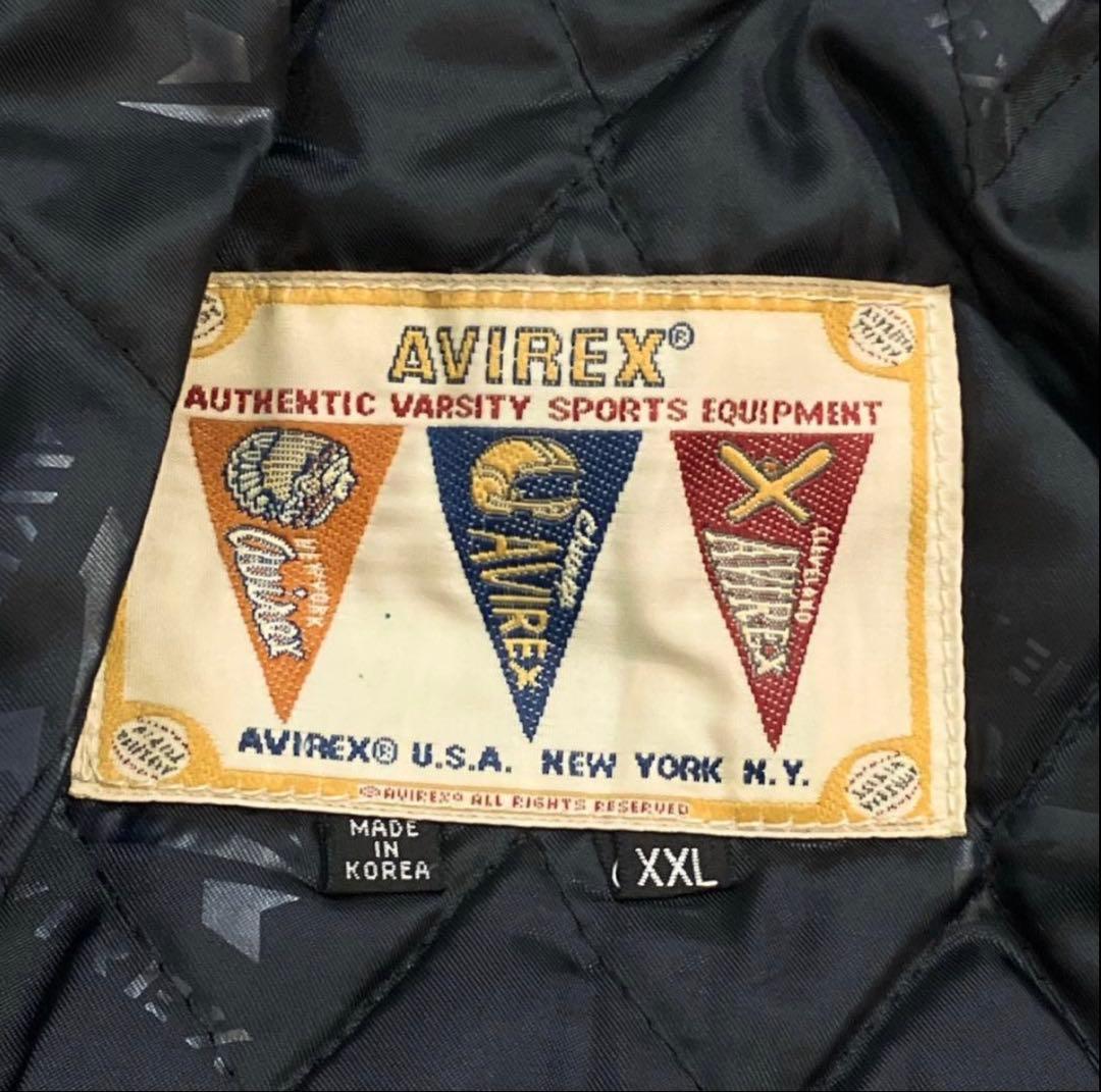 アビレックス　レザージャケット　スタジャン　AVIREX