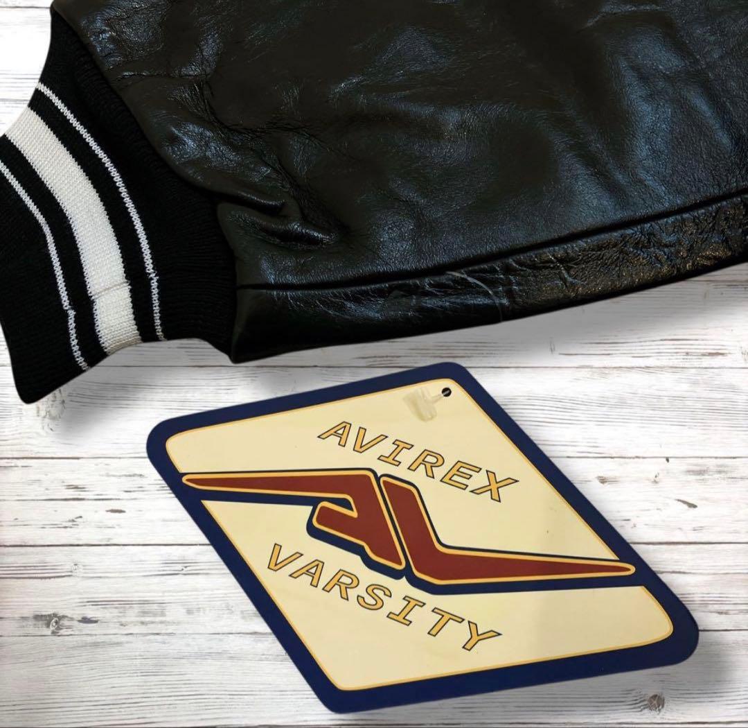 アビレックス　レザージャケット　スタジャン　AVIREX