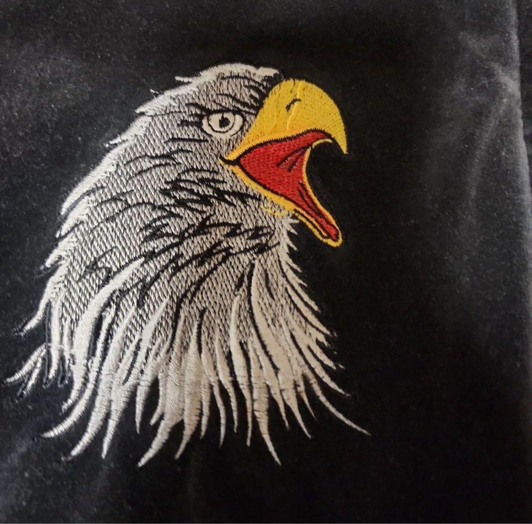 TALONジップJAPANESE EMBROIDERED JACKET　ベロア