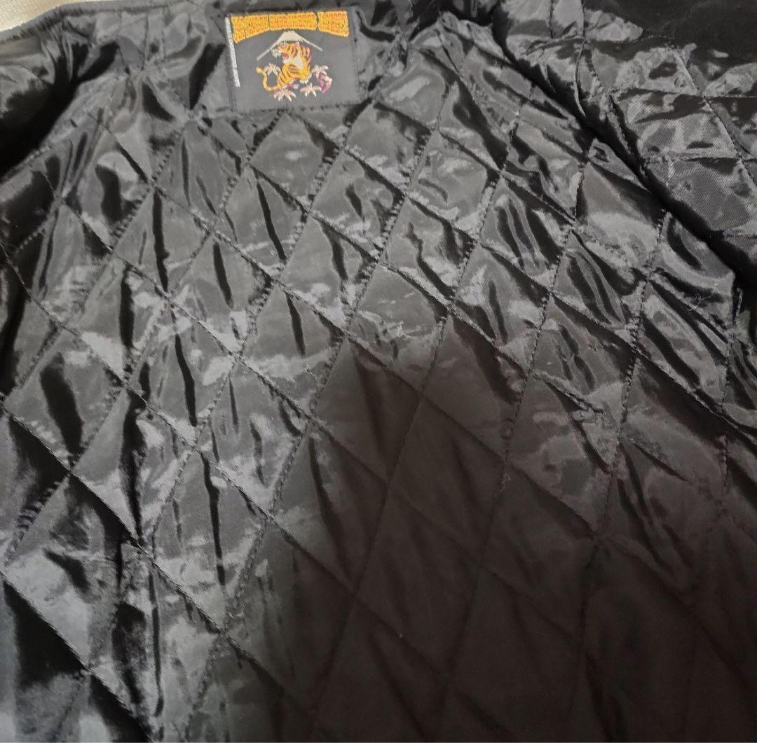 TALONジップJAPANESE EMBROIDERED JACKET　ベロア