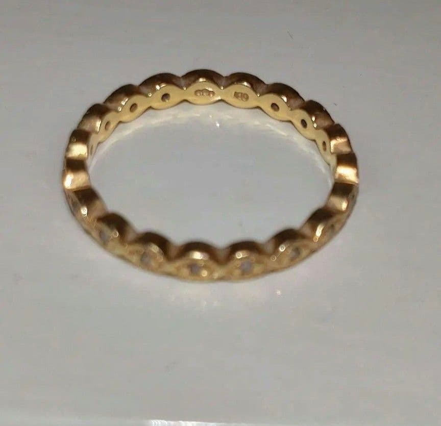 COCOSHNIK ココシュニック K10 ダイヤリング 8号