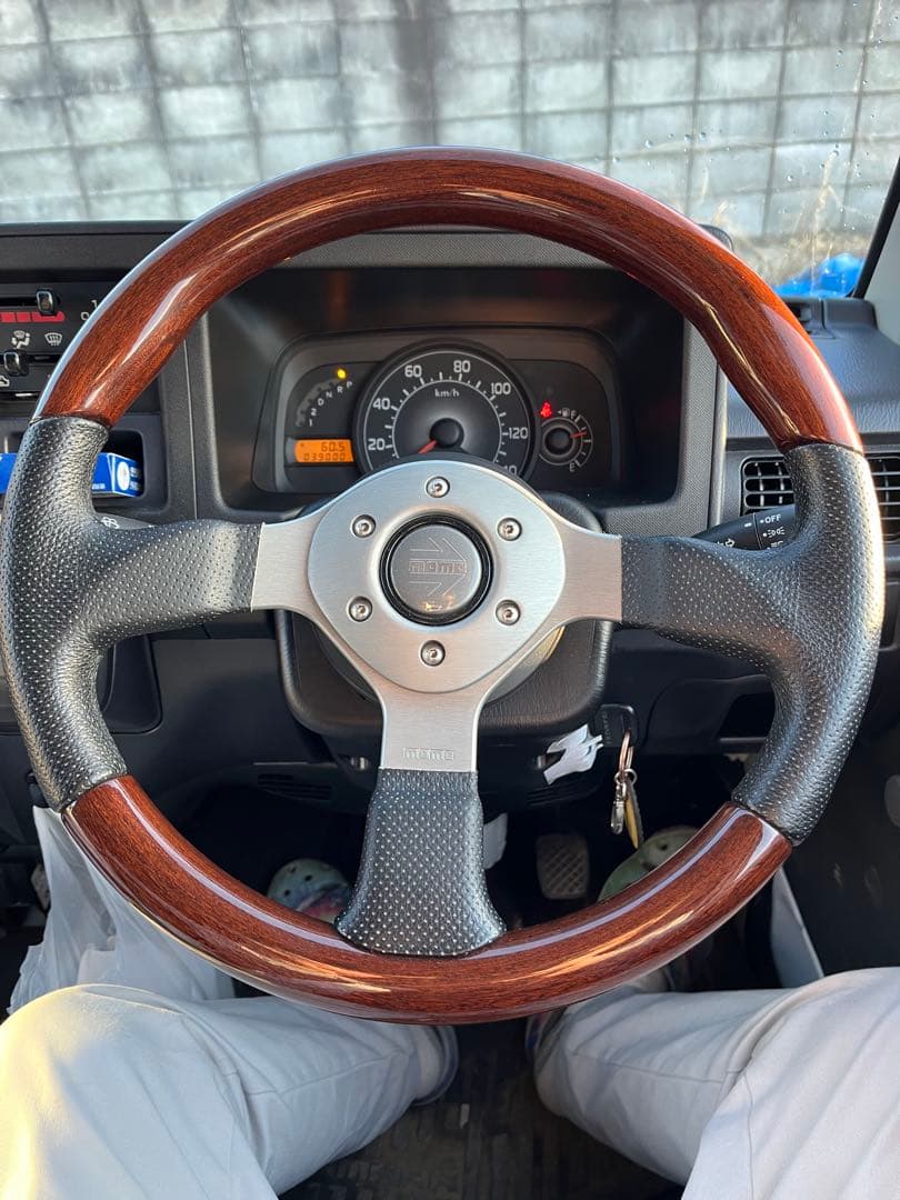 momoファイターウッド＆レザー コンビ35cm