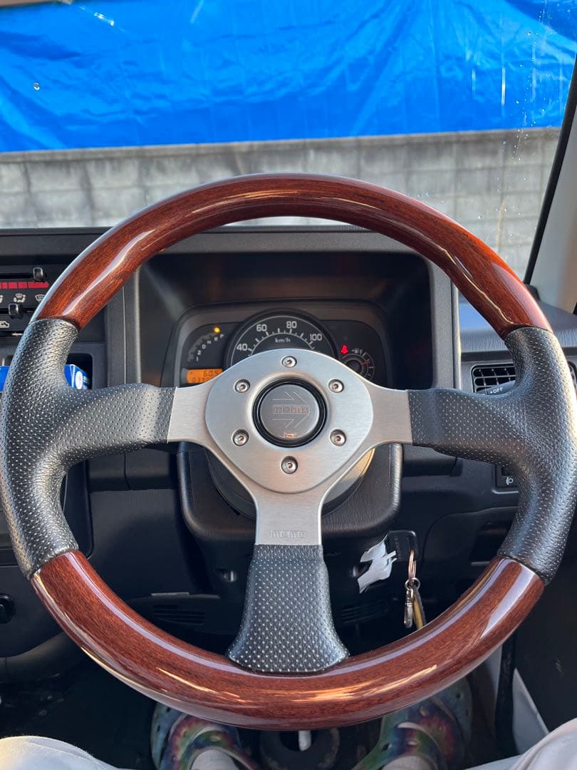 momoファイターウッド＆レザー コンビ35cm