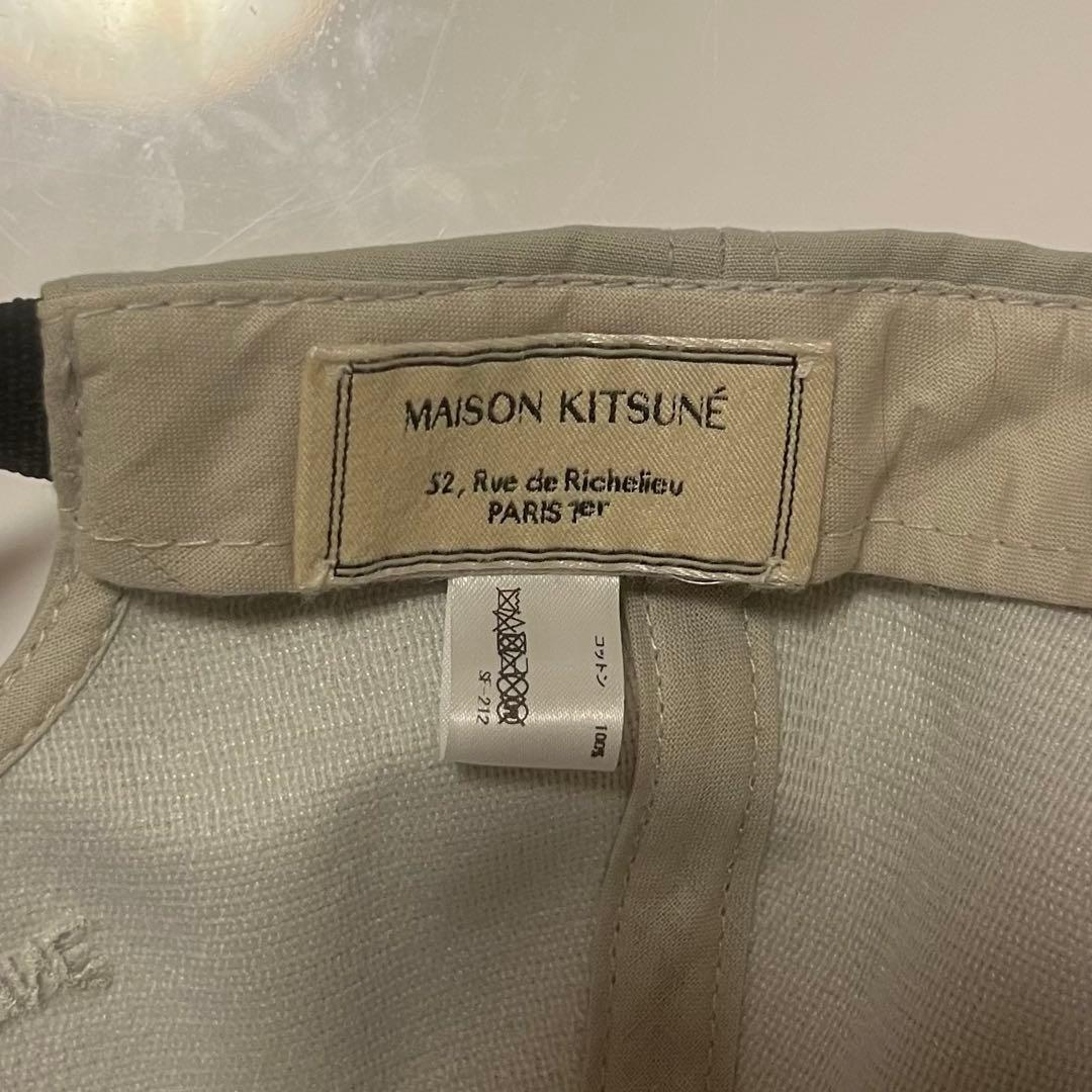 メゾンキツネ チラックスフォックスパッチキャップ