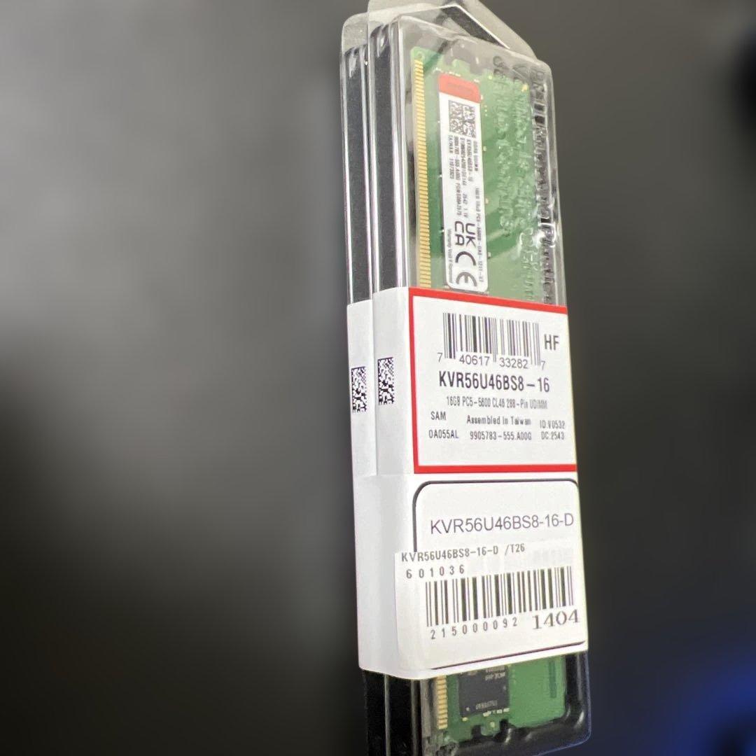 メモリー Kingston DDR5 32GB KVR56U46B8S8-16x2