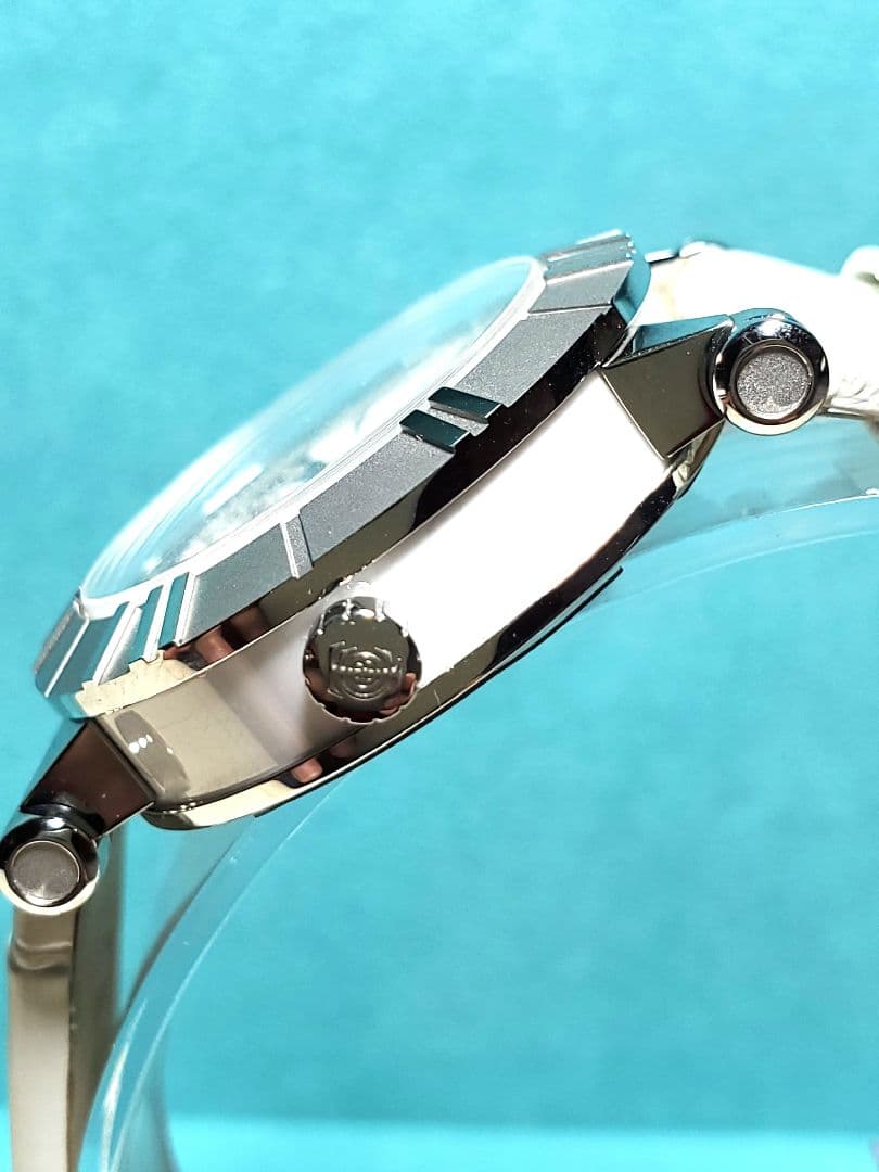 【極美品】純正ベルト　ティファニー　アトラス ホワイトレザー 　腕時計