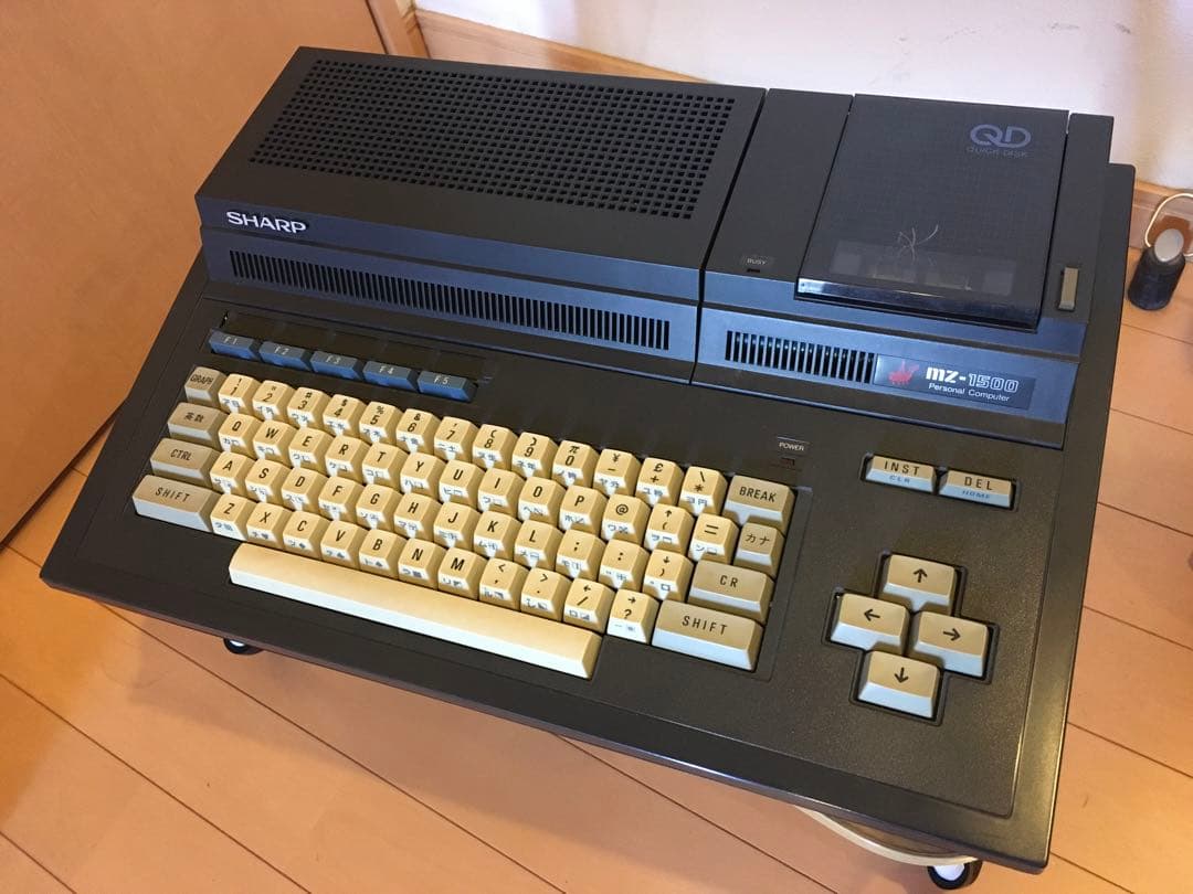 シャープMZ1500 モニター　ソフト付　クイックディスクに難あり