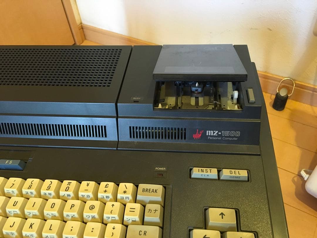 シャープMZ1500 モニター　ソフト付　クイックディスクに難あり