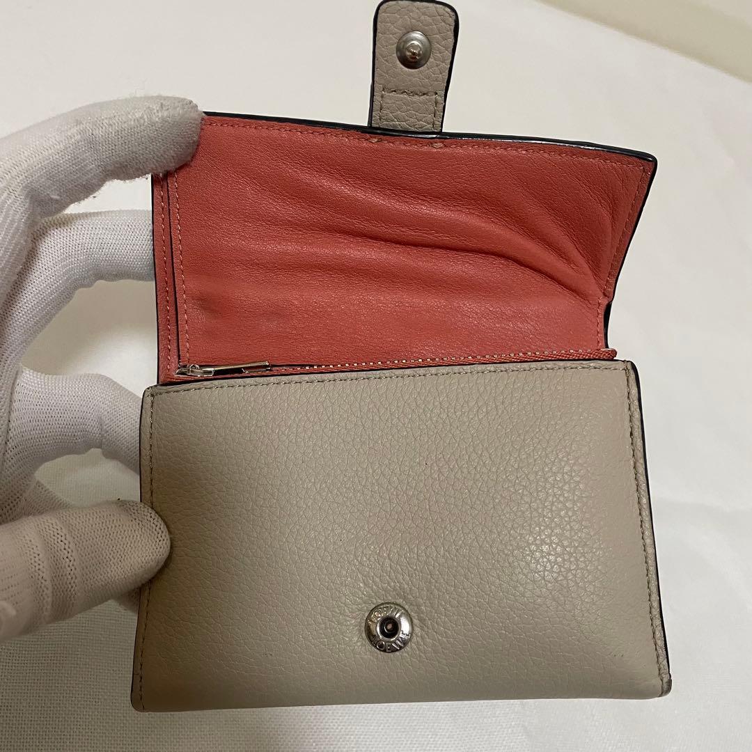 ロエベ LOEWE バーティカルウォレット 三つ折り財布