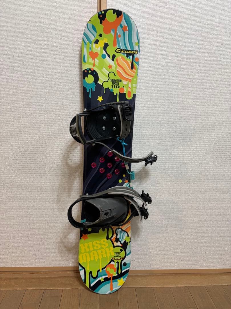 KISS MARK スノーボード ビンディング付き　110㎝