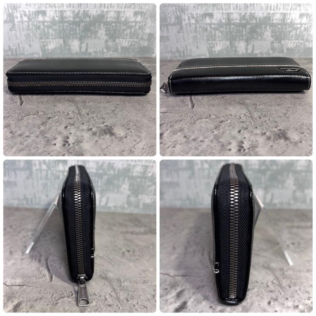 【まさやん！】DIESEL ディーゼル 長財布 ラウンドジップ ブラック