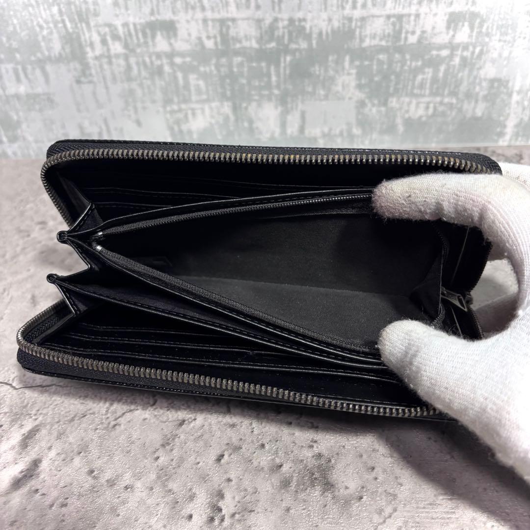 【まさやん！】DIESEL ディーゼル 長財布 ラウンドジップ ブラック