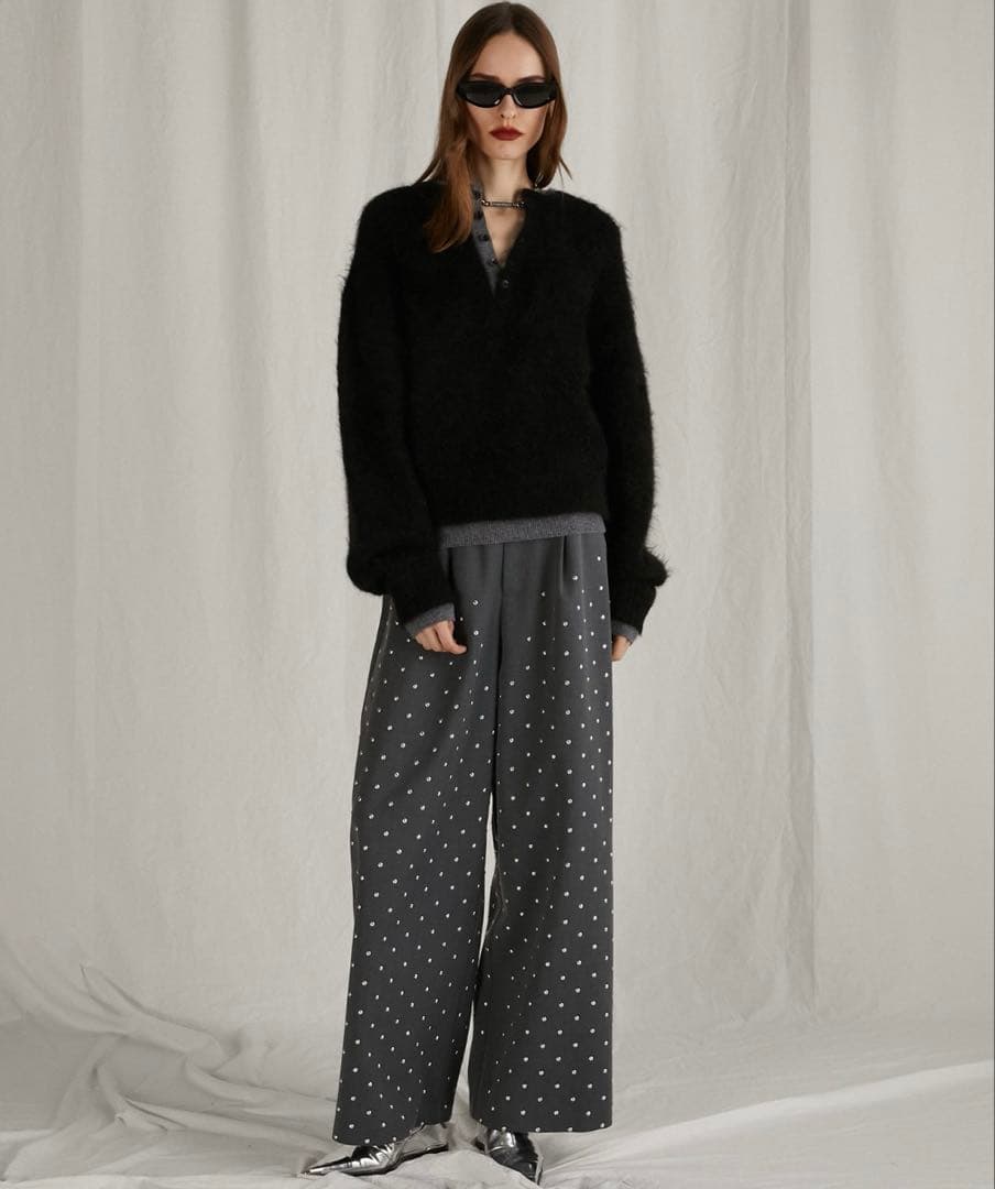 PRANK PROJECT ｜2WAYアルパカシャギーニット