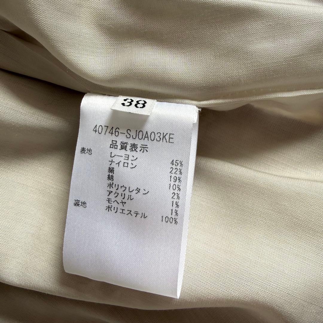 美品　フォクシー　ツイードジャケット　ピンクベージュ　38